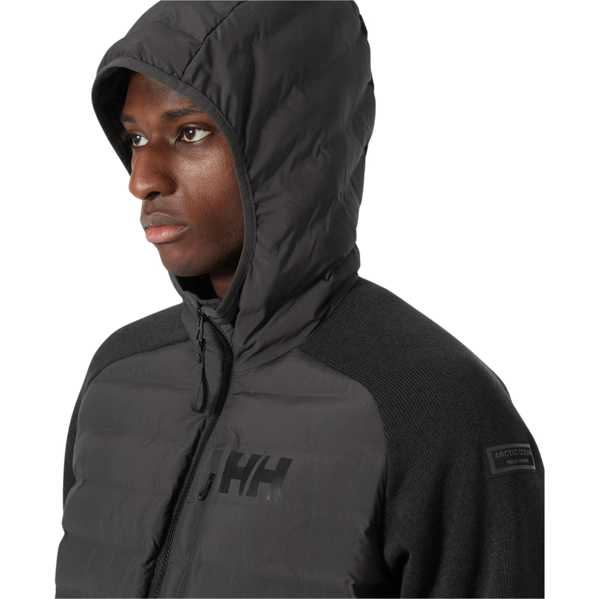 2025 Helly Hansen Heren Arctic Ocean Hybrid Insulator 34074 - Ebony
